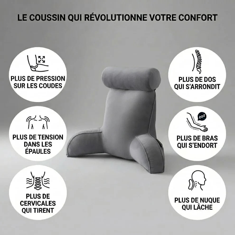 Coussin de Lecture Ergonomique