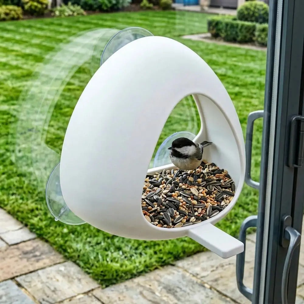 Mangeoire à oiseaux pour fenêtre