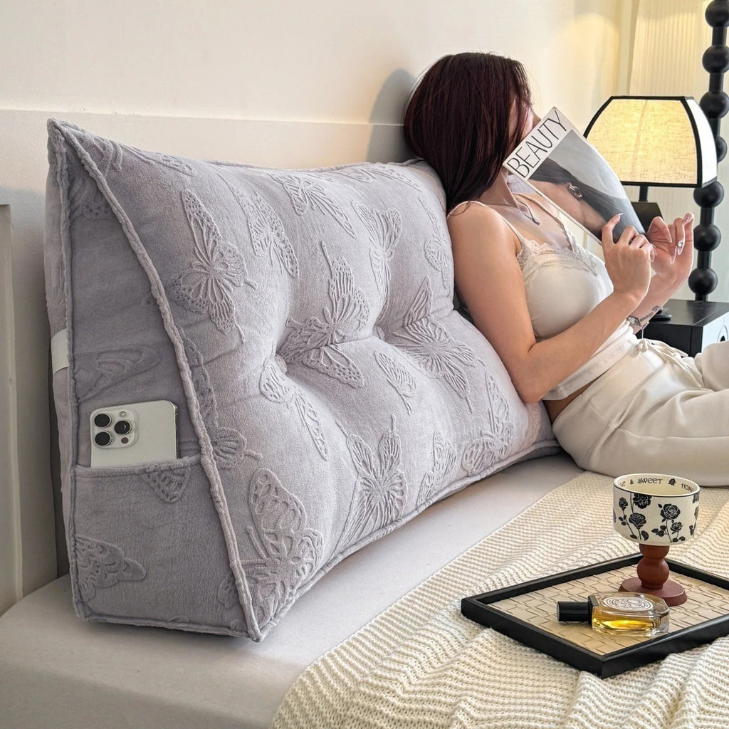 Coussin de Tête de Lit Rembourré | Dossier Capitonné pour Lire et Se Détendre au Lit